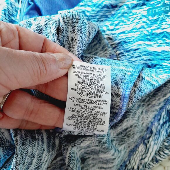 MPG Leisure Tennis Golf Dress Shelf Bra Halter Mesh Racer Back Athletic Sz:L - Picture 9 of 9